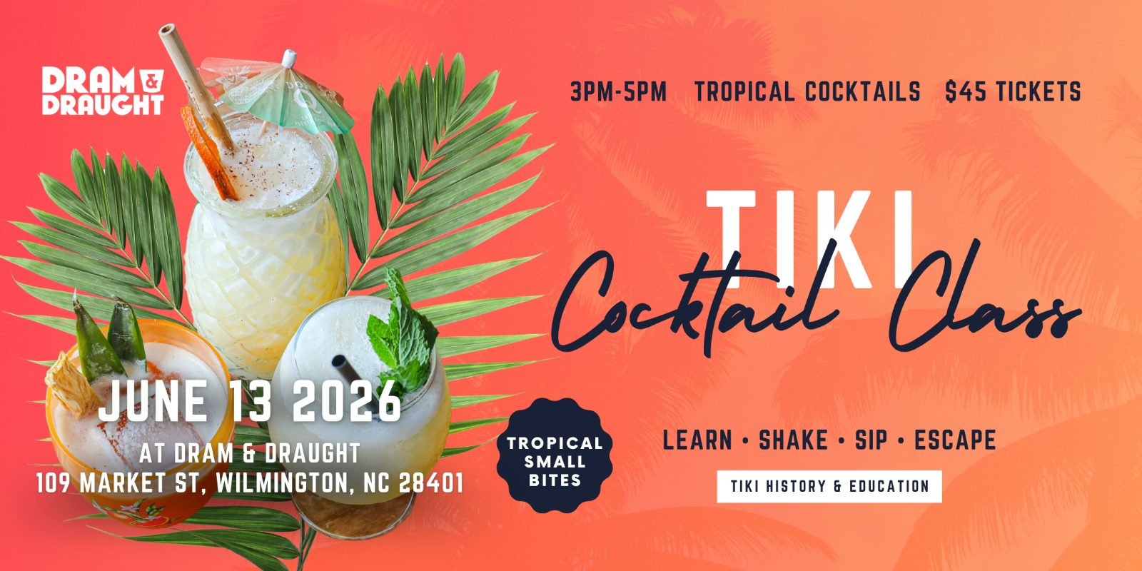 Tiki Cocktail Class