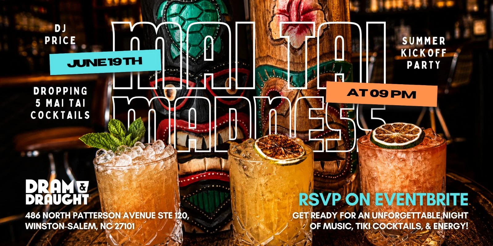 Mai Tai Madness at D&D Winston-Salem 🌺